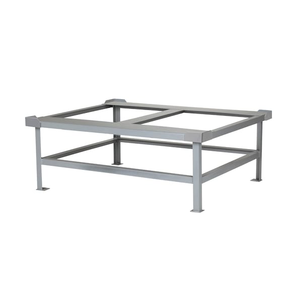 Low Profile Pallet Stand, 40"X48" Deck Size, Load Retainers